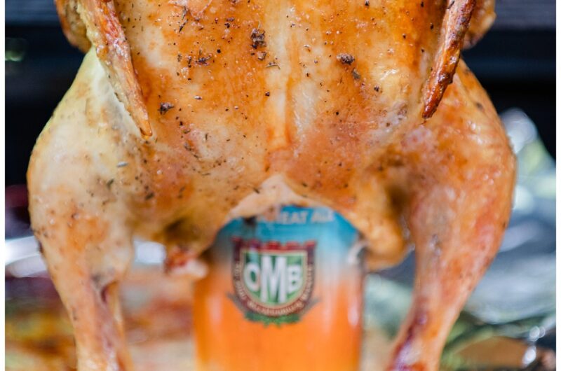 Crispy Beer Can Chicken