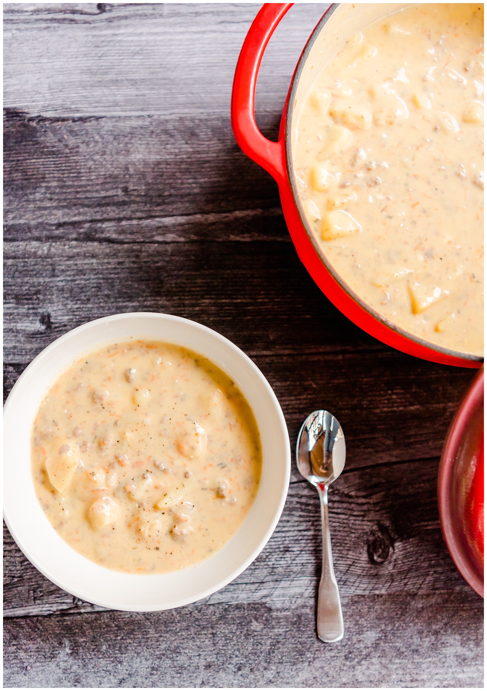 Featured image for “Delicious Cheeseburger Soup”