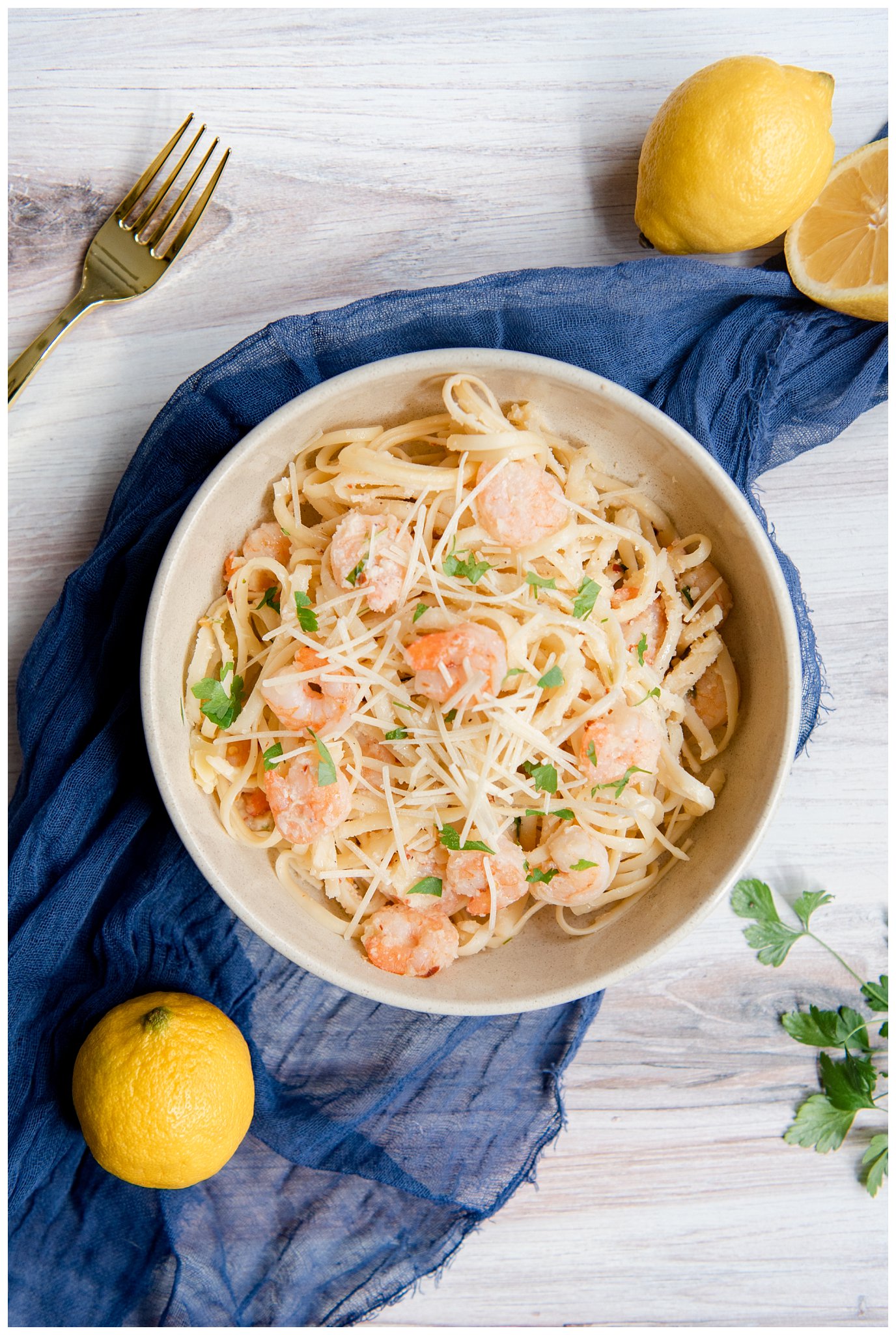 Featured image for “Lemony Garlic Butter Shrimp Scampi”