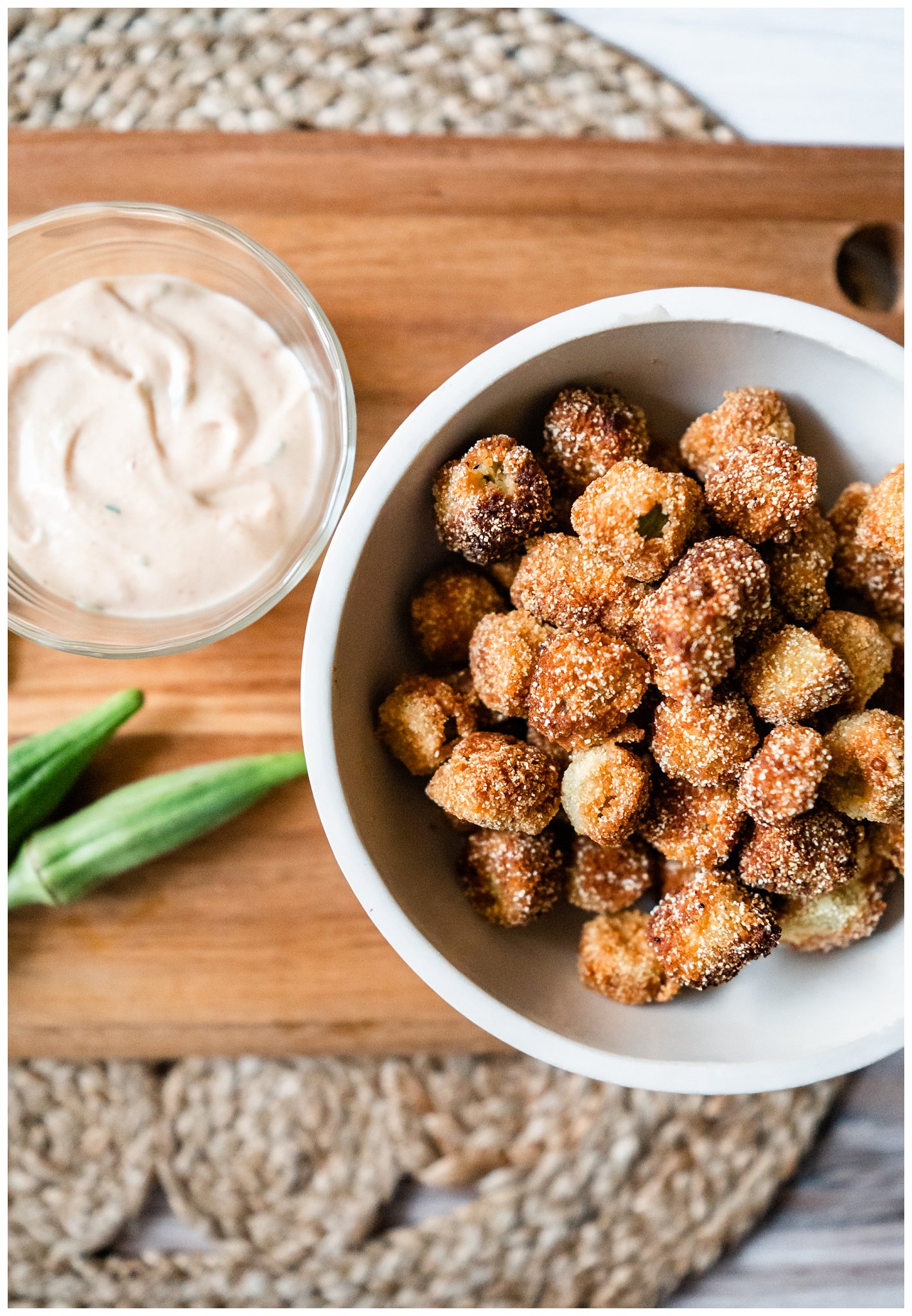 Featured image for “Fried Okra + Remoulade Sauce”