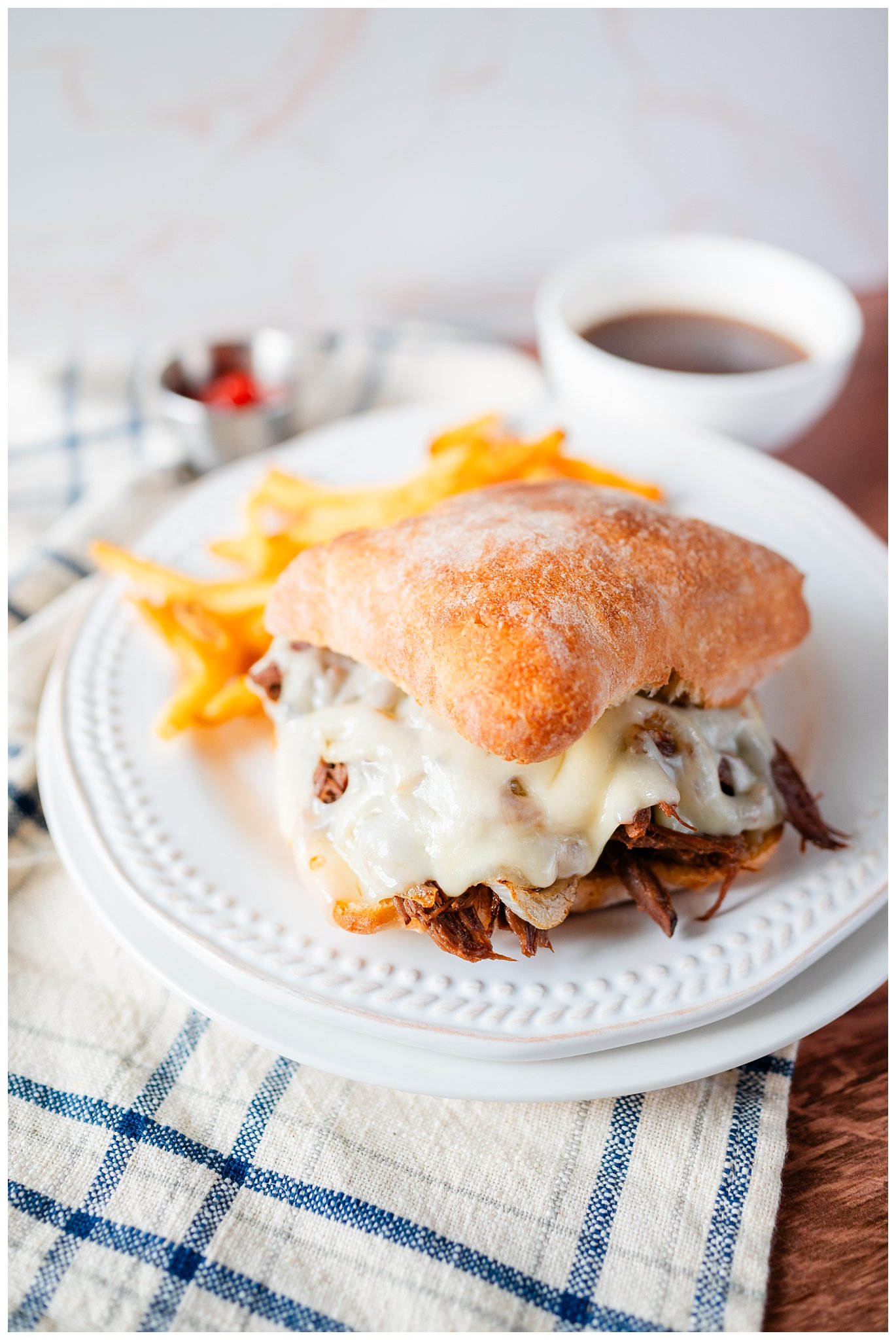 Featured image for “Crock Pot Venison French Dip Sandwiches”