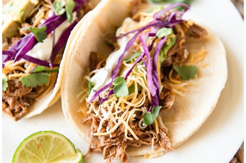 Crockpot Shredded Venison Tacos